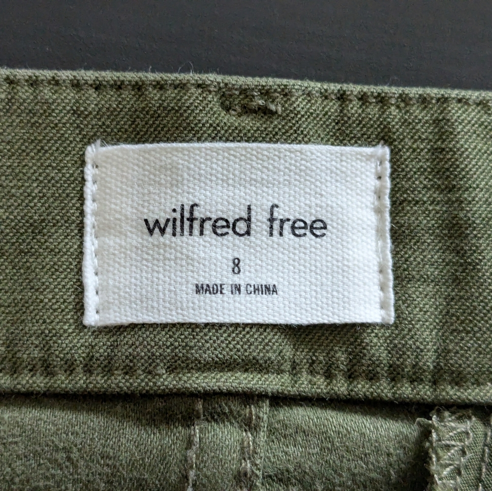 🫒 Aritzia Wilfred Free Cotton Lyocell Havasu Cargo Skirt, 8 - Picture 5 of 17